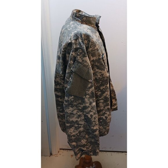 Army Combat Coat Uniform Camo Men's XL Team Soldier Certified Gear 5 Pockets Zip - Picture 4 of 14